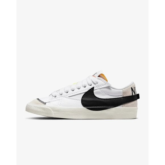 Nike Blazer Low 77 Jumbo Shoes Sneakers DN2158-101 White / Black Men's - Picture 12 of 15